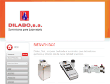Tablet Screenshot of dilabo.com